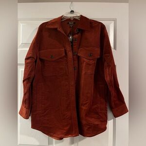 NWT Madewell oversized shacket size XS